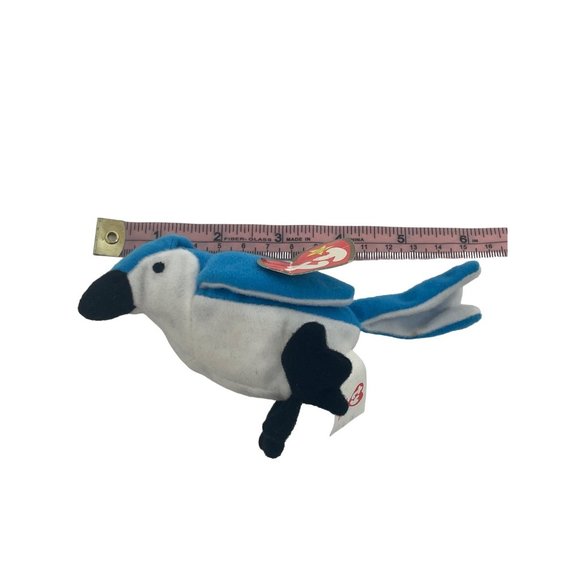 Teenie Beanie Babis Rocket the Blue Jay MFD for McDonald’s 1993 Vintage 6” x 3” - Picture 10 of 10